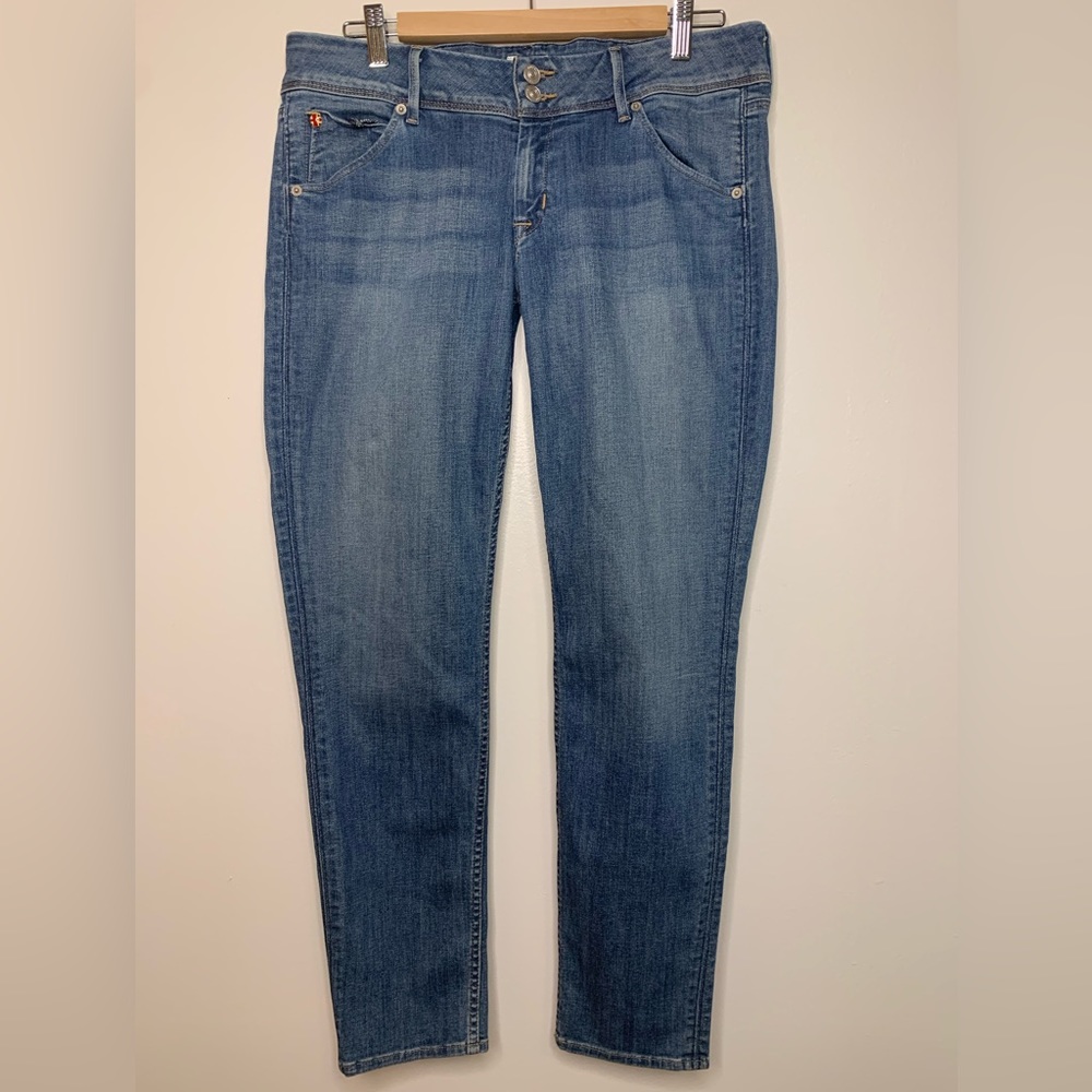 Hudson Collin Flap Pocket Skinny Jeans Size 29